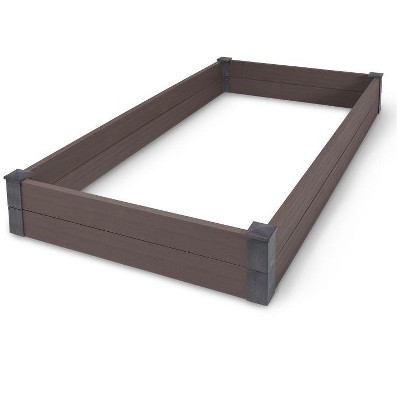 Recycled Composite Raised Bed, 2' x 4' - Gardener's Supply Company