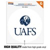 University of Arkansas - Fort Smith Secondary Logo Automotive Car Window Locker Circle Bumper Sticker - 3 of 4