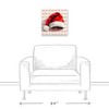 Creative Products Painterly Santa Hat 16 x 16 Canvas Wall Art - 3 of 4
