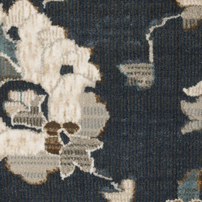 Ellington Blue and Beige Polyester Runner Rug 2'3" x 7'6"