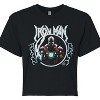 Women's - Marvel - Iron Man Metal Cropped Graphic T-Shirt - 2 of 4