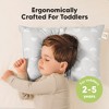 KeaBabies Toddler Pillow - Soft Organic Cotton Kids Pillows for Sleeping - Travel Pillow for Kids Age 2-5 - 2 of 4
