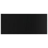 vidaXL Bookshelf Boards 4 pcs High Gloss Black 39.4"x19.7"x0.6" Engineered Wood - 4 of 4