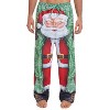 Christmas Santa Claus Mens Fleece Pajama Pants Santa Large - 2 of 4