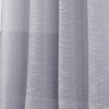 RT Designers Collection Dexter Linen Texture Grommet Light Filtering Window Curtain Panel Silver - 4 of 4