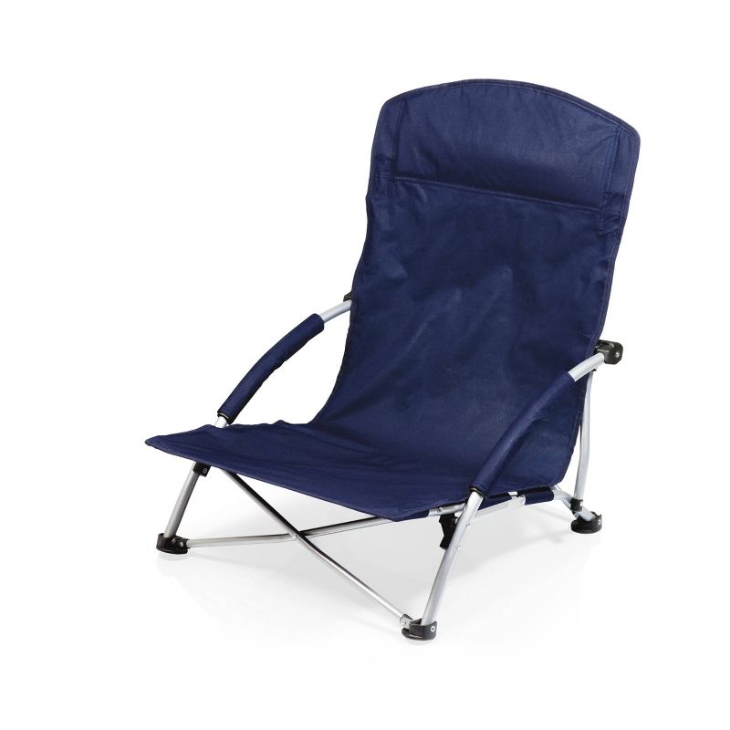 Picnic Time Tranquility Portable Beach Chair - Navy Blue, 2 of 10