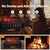 Electric Fireplace Logs Insert 20 Inch, 1500W Fireplace Heater w/Realistic LED Flame, Faux Log Fireplace Insert for Indoor Use, Freestanding Heater - 3 of 4
