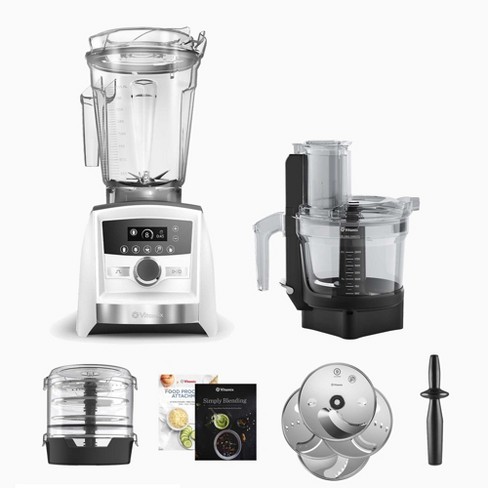 Vitamix Ascent 2300i Blender in White with Bowl & Cup Kit