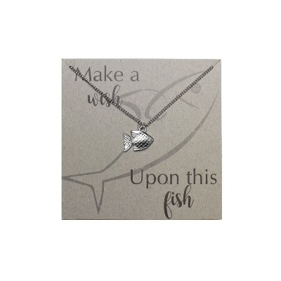 Beachcombers Silver Fish Necklace