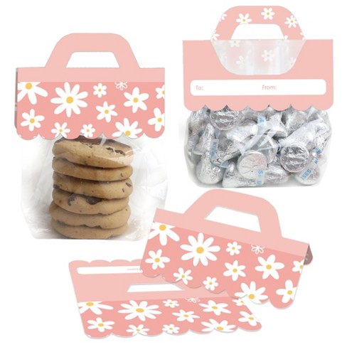 Big Dot Of Happiness Pink Daisy Flowers - Diy Floral Party Clear Goodie  Favor Bag Labels - Candy Bags With Toppers - Set Of 24 : Target