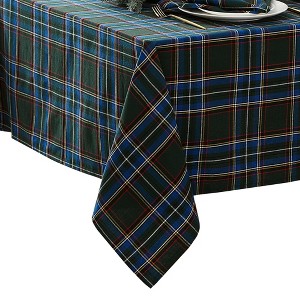Elrene Stowe Tartan Holiday Plaid Tablecloth - Elrene Home Fashions - 1 of 3
