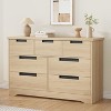 Modern 7-Drawer Dresser with Anti-Tip Device - Wide Storage Organizer, Smooth Gliding Drawers, Multi-Functional Furniture for Bedroom/Living Room - 4 of 4