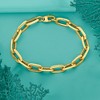 Ross-Simons Italian 14kt Yellow Gold Oval Paper Clip Link Bracelet - 3 of 4