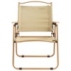 vidaXL Camping Chairs 2 pcs Beige 21.3"x21.7"x30.7" Oxford Fabric - 4 of 4