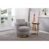 NicBex Teddy Swivel Barrel Accent Chair,Upholstered Swivel Living Room Chairs with Ring Backrest,Modern Armchair,Accent Chairs for Living Room - 2 of 4