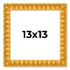 PosterPalooza | 13x13 Bamboo Picture Frame, UV Acrylic, 4 Finishes - Brown, Black, Gold, and Natural - 2 of 4