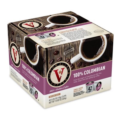 Victor Allen's Coffee 100% Colombian Single Serve Coffee Pods, 42 Ct ...