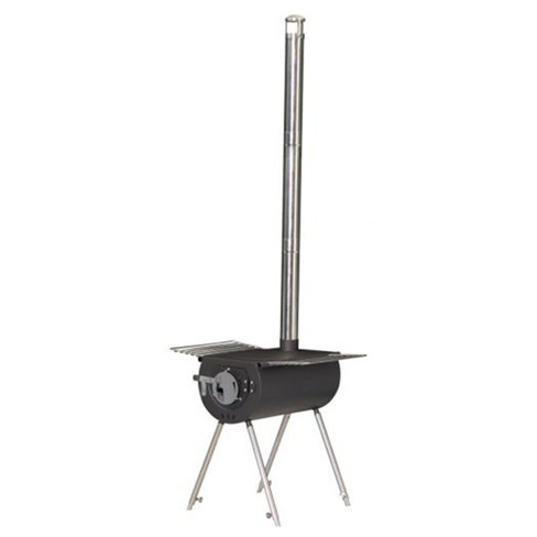 Barton 87,000 Btu 3-burner Outdoor Propane Grill Camp Stove Side Table W/  Wheel (4) Hook Utensil Holder, Black : Target