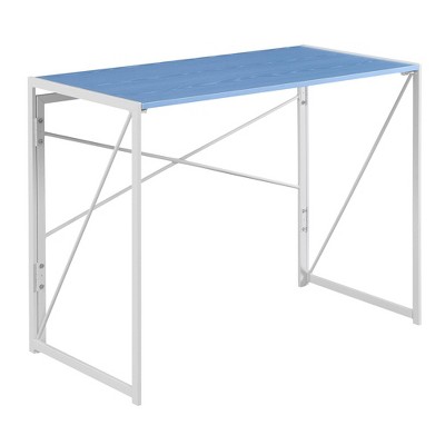 Xtra Folding Desk Blue/White - Breighton Home