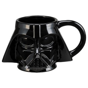 NMR Distribution Star Wars Darth Vader 20oz Molded Ceramic Mug - 1 of 4