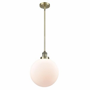 Beacon - 1 Light Stem Hung Mini Pendant In Industrial Style-15 Inches Tall and 12 Inches Wide - 1 of 1