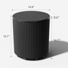AZL1 Life Concept Ice Buckets Modern Insulated Ice Bucket with Sealed Cover for Outdoor Patio Garden Party, Black, 14.76"*14.76"*16.65" - 3 of 4