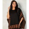 Women's Houndstooth Pullover - Angel Apparel - 3 of 3