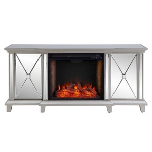 Toppington Mirrored Fireplace Media Console - SEI - 1 of 4