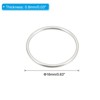 Unique Bargains DIY Craft Copper Jewelry Making Versatile Earring Beading Hoops 30 Pcs - 2 of 4