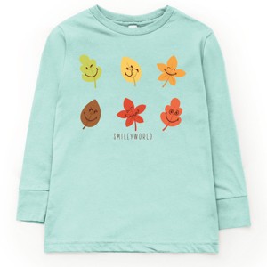 The Juniper Shop SmileyWorld Fall Leaves Youth Long Sleeve Tee - 1 of 4