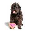 Midlee Pink Heart Sugar Cookie Dog Toy - 2 of 4