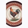 Earth Rugs Rustic Rooster Printed Jute Round Placemat 15"x15" Durable Table Mat - 3 of 3