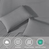 Shabby Chic Solid Color All-Season Microfiber Sheet Set – Lightweight Ultra-Soft Bedding for Hot Season - 3 of 4