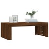 vidaXL Coffee Table Smoked Oak 40.2 in.x19.7 in.x14.2 in. Engineered Wood - 3 of 4