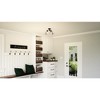 Quoizel Lighting Tippet 3 - Light Semi-Flush Mount in  Matte Black - 2 of 4
