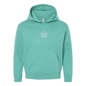The Juniper Shop Embroidered I Love You Words Youth Graphic Hoodie - 1 of 2