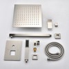 ALEXOUN  12" Rain Shower Head Systems Wall Mounted Shower - 4 of 4
