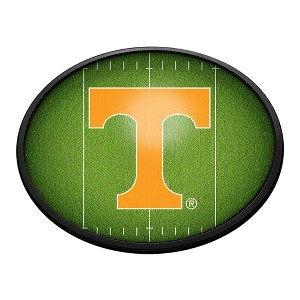 College Football On the 50 Design Oval Slimline Lighted Wall Sign - 1 of 4