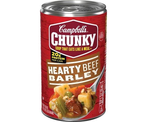Campbell's&#174; Chunky&#153; Hearty Beef Barley Soup 19 oz