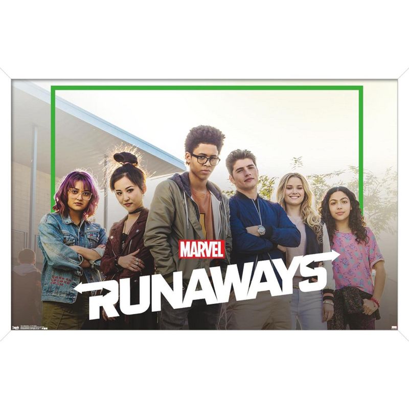 Trends International Marvel Comics TV - The Runaways - TV One Sheet Framed Wall Poster Prints, 1 of 7