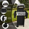 NicBex 2-Burner propane Gas BBQ Grill&Pizza Oven,24600BTU Output Outdoor Grill with Pizza Oven,Foldable Side Table&Thermometer,Versatile&Movable Grill - 3 of 4