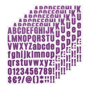 Unique Bargains Vinyl Self Adhesive Waterproof Durable Mailbox Numbers Stickers 8 Sheets - 1 of 4
