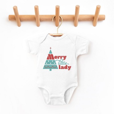 The Juniper Shop Merry Little Lady Baby Bodysuit