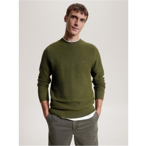 Tommy Hilfiger Mens Rectangle Stitch Knit Sweater - 1 of 1