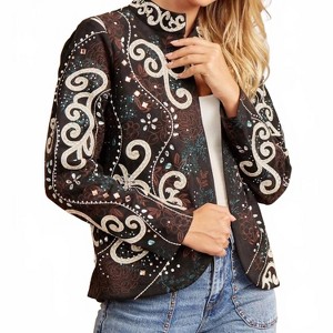 Women's Rodeo Queen Suede Jacket - Savanna Jane - 1 of 4