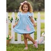 Blue Bunny Bliss Flutter Sleeve Dress Mia Belle Girls - 4 of 4