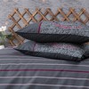 Sussexhome Masculine Collection Duvet Cover Set | Red, Full Size Duvet Cover, 1 Duvet Cover, 1 Fitted Sheet and 2 Pillowcases - 3 of 4