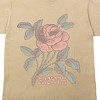 Vintage Rose Growth Crew Neck Short Sleeve Tofu Unisex Adult T-shirt - 2 of 4