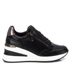 Xti Women's Wedge Sneakers with side zipper 143074 - 1 of 4