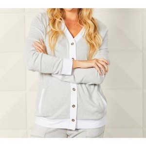 Women's Button Cardigan with Pocket - french kyss - 1 of 2